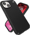Speck hoesje geschikt voor Apple iPhone 15/14/13 Apple iPhone 16e - Slank - Ultieme Bescherming - Luxe Soft-touch Afwerking - Valbescherming gecertificeerd tot 4 meter - Microban Antibacterieel - Presidio2 Pro lijn - Zwart