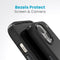 Speck hoesje geschikt voor Apple iPhone 15/14/13 - Slank - MagSafe - Ultieme Bescherming - Luxe Soft-touch Afwerking - Valbescherming gecertificeerd tot 4 meter - Microban Antibacterieel - Presidio2 Pro lijn -Zwart
