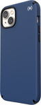 Speck hoesje geschikt voor Apple iPhone 15 Plus en iPhone 14 Plus - Slank - Ultieme Bescherming - Luxe Soft-touch Afwerking - Valbescherming gecertificeerd tot 4 meter - Microban Antibacterieel - Presidio2 Pro lijn - Blauw