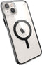 Speck hoesje geschikt voor Apple iPhone 15 Plus en iPhone 14 Plus - Kristalhelder - MagSafe - Valbescherming tot 4 meter - Microban Antibacterieel - Presidio Perfect Clear lijn - Zwart Transparant