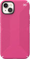 Speck hoesje geschikt voor Apple iPhone 15 Plus en iPhone 14 Plus - Ultieme Bescherming en Grip - Luxe Soft-touch Afwerking - Valbescherming gecertificeerd tot 4 meter - Microban Antibacterieel - Presidio2 Grip lijn - Roze
