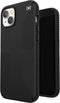 Speck hoesje geschikt voor Apple iPhone 15 Plus en iPhone 14 Plus - Ultieme Bescherming en Grip - Luxe Soft-touch Afwerking - Valbescherming gecertificeerd tot 4 meter - Microban Antibacterieel - Presidio2 Grip lijn - Zwart