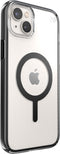 Speck hoesje geschikt voor Apple iPhone 15 Plus en iPhone 14 Plus - Kristalhelder - MagSafe - Valbescherming tot 4 meter - Microban Antibacterieel - Presidio Perfect Clear lijn - Zwart Transparant