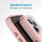 Speck hoesje geschikt voor Apple iPhone 15 Pro - Slank - MagSafe - Ultieme Bescherming - Luxe Soft-touch Afwerking - Valbescherming gecertificeerd tot 4 meter - Microban Antibacterieel - Presidio2 Pro lijn -Roze