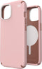 Speck hoesje geschikt voor Apple iPhone 15 - Slank - MagSafe - Ultieme Bescherming - Luxe Soft-touch Afwerking - Valbescherming gecertificeerd tot 4 meter - Microban Antibacterieel - Presidio2 Pro lijn -Roze