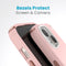 Speck hoesje geschikt voor Apple iPhone 15 - Slank - MagSafe - Ultieme Bescherming - Luxe Soft-touch Afwerking - Valbescherming gecertificeerd tot 4 meter - Microban Antibacterieel - Presidio2 Pro lijn -Roze