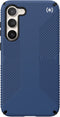 Speck hoesje geschikt voor Samsung Galaxy S23 Plus - Ultieme Bescherming en Grip - Luxe Soft-touch Afwerking - Valbescherming gecertificeerd tot 4 meter - Microban Antibacterieel - Presidio2 Grip lijn - Blauw