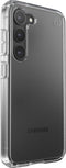 Speck hoesje geschikt voor Samsung Galaxy S23 - Slank - Kristalhelder - Valbescherming gecertificeerd tot 4 meter - Microban Antibacterieel - Presidio Perfect Clear lijn - Transparant