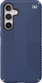 Speck hoesje geschikt voor Samsung Galaxy S24 Plus - Ultieme Bescherming en Grip - Luxe Soft-touch Afwerking - Valbescherming gecertificeerd tot 4 meter - Microban Antibacterieel - Presidio2 Grip lijn - Blauw