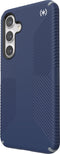 Speck hoesje geschikt voor Samsung Galaxy S24 Plus - Ultieme Bescherming en Grip - Luxe Soft-touch Afwerking - Valbescherming gecertificeerd tot 4 meter - Microban Antibacterieel - Presidio2 Grip lijn - Blauw