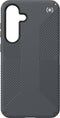 Speck hoesje geschikt voor Samsung Galaxy S25 Plus - Ultieme Bescherming en Grip - Luxe Soft-touch Afwerking - Valbescherming gecertificeerd tot 4 meter - Microban Antibacterieel - Presidio2 Grip lijn - Grijs