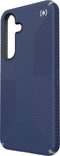 Speck hoesje geschikt voor Samsung Galaxy S25 Plus - Ultieme Bescherming en Grip - Luxe Soft-touch Afwerking - Valbescherming gecertificeerd tot 4 meter - Microban Antibacterieel - Presidio2 Grip lijn - Blauw