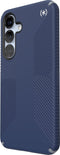 Speck hoesje geschikt voor Samsung Galaxy S25 Plus - Ultieme Bescherming en Grip - Luxe Soft-touch Afwerking - Valbescherming gecertificeerd tot 4 meter - Microban Antibacterieel - Presidio2 Grip lijn - Blauw