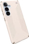 Speck hoesje geschikt voor Samsung Galaxy S25 - Ultieme Bescherming en Grip - Luxe Soft-touch Afwerking - Valbescherming gecertificeerd tot 4 meter - Microban Antibacterieel - Presidio2 Grip lijn - Beige Wit