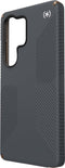 Speck hoesje geschikt voor Samsung Galaxy S25 Ultra - Ultieme Bescherming en Grip - Luxe Soft-touch Afwerking - Valbescherming gecertificeerd tot 4 meter - Microban Antibacterieel - Presidio2 Grip lijn - Grijs