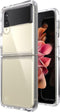 Speck hoesje geschikt voor Samsung Galaxy Z Flip3 5G - Slank - Kristalhelder - Valbescherming gecertificeerd tot 4 meter - Microban Antibacterieel - Presidio Perfect Clear lijn - Transparant