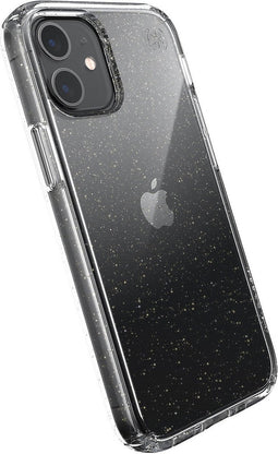 Speck Presidio Perfect Clear Glitter Apple iPhone 12 Mini Clear/Gold - with Microban