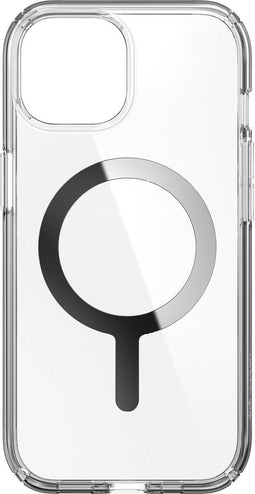 Speck Presidio Perfect Clear + MS Apple iPhone 15 Clear - with Microban