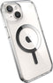Speck Presidio Perfect Clear + MS Apple iPhone 15 Clear - with Microban