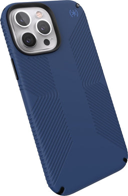 Speck Presidio2 Grip + MS Apple iPhone 13 Pro Max Coastal - Blauw - with Microban