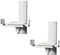 B-Tech BT77 - Speakerstandaard - Tilt +/- 7° Swivel 360° - Wit