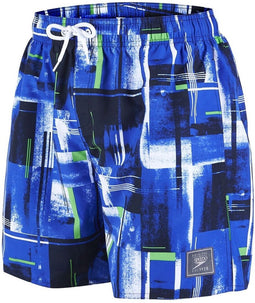 Speedo - Silbeach Print Check Leisure 16 - Paarse Zwembroek - XL - Paars