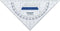 Speelgoed | Creatief / Artwork / Diy - Geodriehoek. Met Handvat. Polystyreen. 16