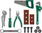 Speelgoed Gereedschapset, 13dlg.