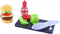 Speelgoed Hamburger set met mesje