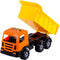 Speelgoed kiepwagen auto voor jongens 41 cm - Buiten/binnen speelgoed auto's - Vrachtwagen met laadklep/oplegger