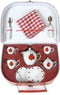 Speelgoed Theeserviesje in Koffer - Theeset Porselein - Lieveheersbeestje - Simply for Kids