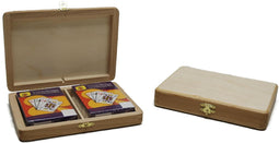 Speelkaartenkist+2 decks pokerkaarten