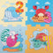 Speelkleed Colorbaby Navy EVA 8 Onderdelen (4 Stuks)