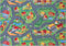 Speelmat - Speelkleed -120 x 150 cm - speeltapijt -- little village