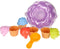 Speelset cupcake zandvormen in emmer