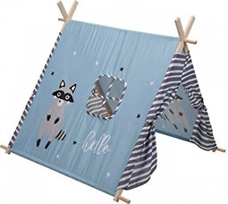 Speeltent - tipi tipi wigwam - Speeltent - BLAUW - 101x106x106cm - Indianentent