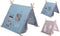 Speeltent - tipi tipi wigwam - Speeltent - BLAUW - 101x106x106cm - Indianentent
