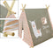 Speeltent - tipi tipi wigwam - Speeltent - BLAUW - 101x106x106cm - Indianentent