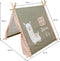 Speeltent - tipi tipi wigwam - Speeltent - BLAUW - 101x106x106cm - Indianentent