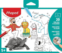 Spellen Maped papier om te kleuren