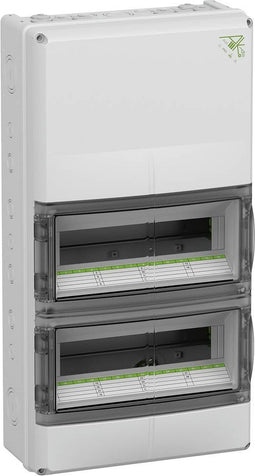 Spelsberg 73362801 AK 28 Plus Kleine verdeelkast Opbouw (op muur) Aantal groepen: 28 Aantal rijen: 2 Inhoud: 1 stuk(s)