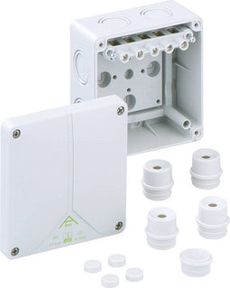 Spelsberg Abox 060-6² Verbindingsdoos (l x b x h) 110 x 110 x 67 mm Grijs IP65 1 stuk(s)
