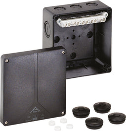 Spelsberg Abox-i 100-10²/sw Verbindingsdoos (l x b x h) 140 x 140 x 79 mm Zwart IP65 1 stuk(s)