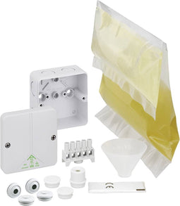 Spelsberg Abox XT Aftakkast met afdichtmassa (l x b x h) 80 x 80 x 52 mm Grijs IP68 1 stuk(s)