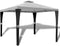 vidaXL - Prieel - met - dak - 3x3 - m - crèmewit