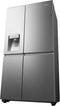 Hisense RS818N4TIC - Side-by-Side Koel-Vriescombinatie - Water-/IJsdispenser - Zwart