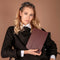 Selencia Tablet Hoes Geschikt voor Samsung Galaxy Tab S6 Lite (2022) / Tab S6 Lite - Selencia Kesia Slang Trifold Bookcase - Donkerrood