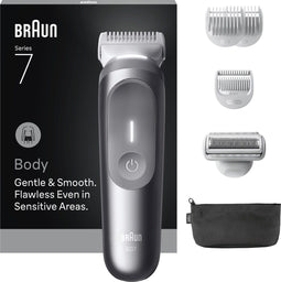 Braun Body Groomer Series 7 BG7550 - Trimmen & Scheren - Waterdicht - Grijs