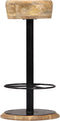 vidaXL - Barstoelen - 2 - st - massief - mangohout