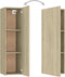 vidaXL - Tv-meubels - 2 - st - 30,5x30x110 - cm - bewerkt - hout - sonoma - eikenkleurig